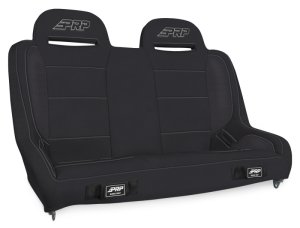 Jeep Wrangler JLU Seat Bench - Rear - PRP Seats - Elite Series - Black - `18-`27 Jeep Wrangler JLU Seat Bench - Rear - PRP Seats - Elite Series - Black - `18-`27